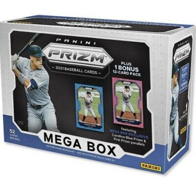 2021 MLB Prizm Baseball Mega Box