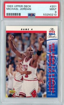 1993-94 Upper Deck Michael Jordan Card #201 PSA 9 MINT
