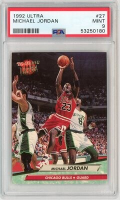 1992-93 Fleer Ultra Michael Jordan Card #27 PSA 9 MINT