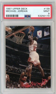 1997-98 Upper Deck Michael Jordan Card #139 PSA 9 MINT