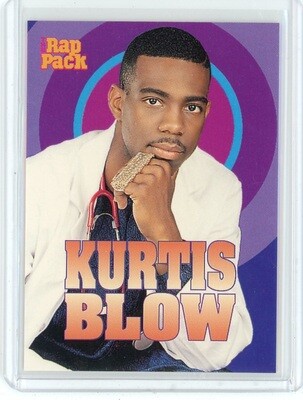 1991 The Rap Pack Kurtis Blow Card #71