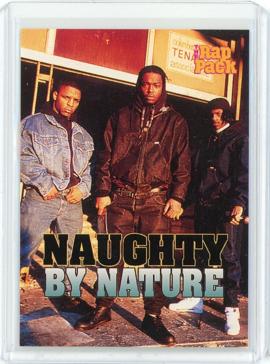 1991 The Rap Pack Naughty By Nature Card #88