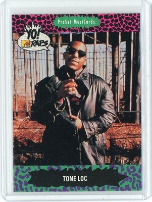 1991 MTV Yo Raps Tone Loc Card #85