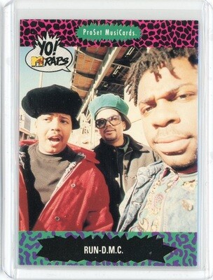 1991 MTV Yo Raps Run DMC Card #66