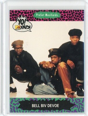 1991 MTV Yo Raps Bell Biv Devoe Card #2