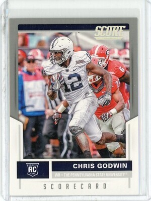 2017 Panini Score NFL Chris Godwin Scorecard RC Card #428