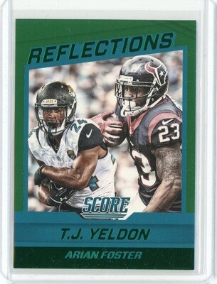 2016 Panini Score NFL TJ Yeldon Reflections Card #14