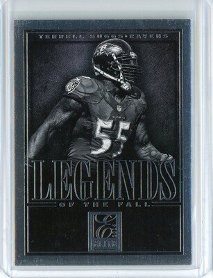 2014 Panini Donruss Elite NFL Terrell Suggs Legends of the Fall Card #3