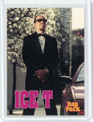 1991 The Rap Pack Ice T Card #49
