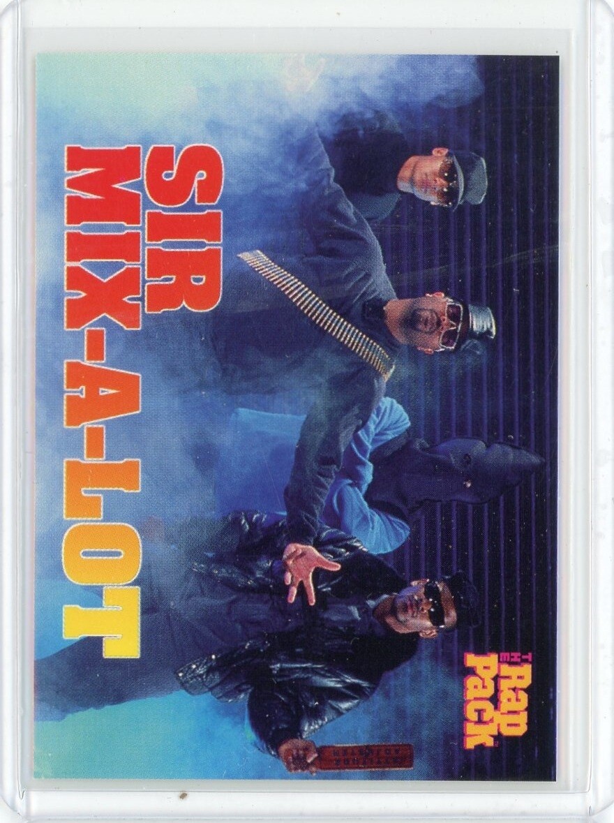 1991 The Rap Pack Sir Mix A Lot Card #109