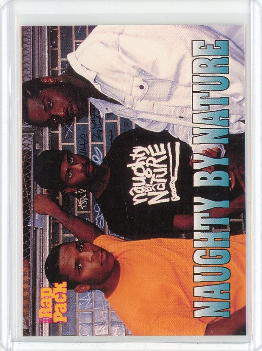 1991 The Rap Pack Naughty By Nature Card #89