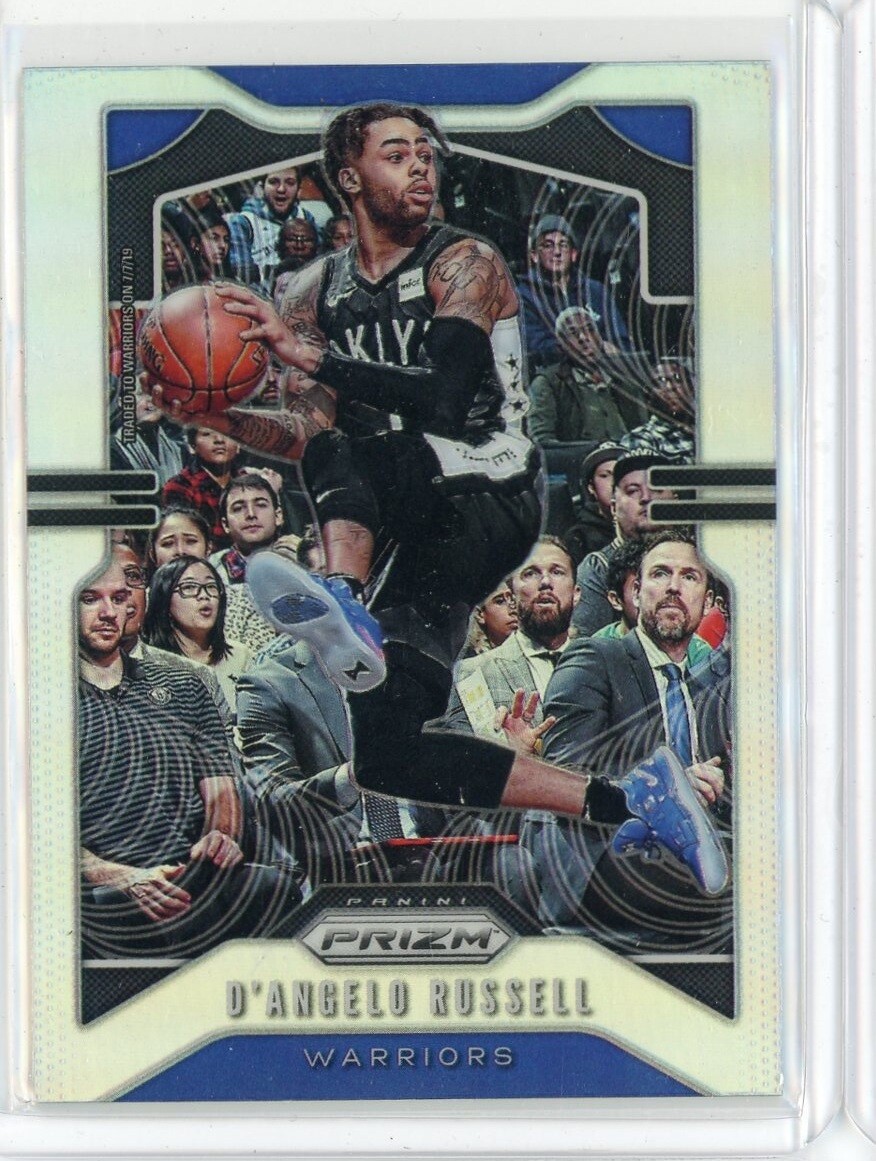 2019-20 Panini Prizm Basketball D'Angelo Russell Silver Prizm Card #204