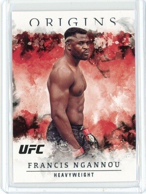 2021 Panini Chronicles UFC Francis Ngannou Origins Card #34