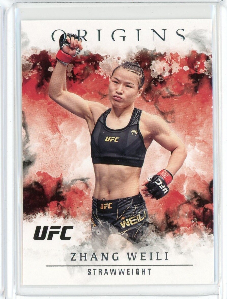 2021 Panini Chronicles UFC Zhang Weili Origins Card #35