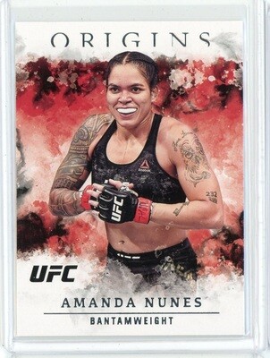 2021 Panini Chronicles UFC Amanda Nunes Origins Card #39