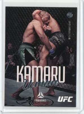 2021 Panini Chronicles UFC Kamaru Usman Luminance Card #59