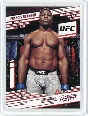 2021 Panini Chronicles UFC Francis Ngannou Prestige Card #79