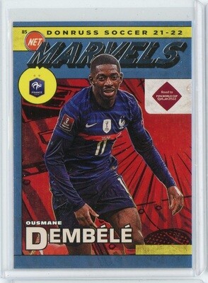 2021-22 Panini Donruss Soccer Ousmane Dembele Marvels Card #6