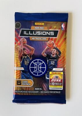 2020/21 Panini Illusions Basketball Mega Box Pack
