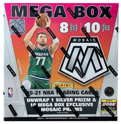 2020-21 Panini Mosaic Basketball Mega Box **IN STOCK**