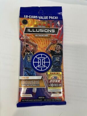 2020-21 Panini Illusions NBA Basketball Jumbo Value Pack