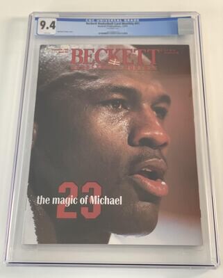 Michael Jordan Beckett Basketball Magazine #41 CGC 9.4