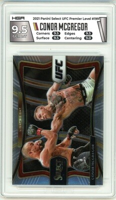 2021 Panini Select UFC Conor McGregor Card #199 HGA 9.5 GEM MINT