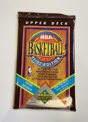 1991-92 Upper Deck High Series Basketball Pack