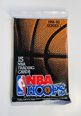 1991-92 NBA Hoops Series 1 Basketball Pack