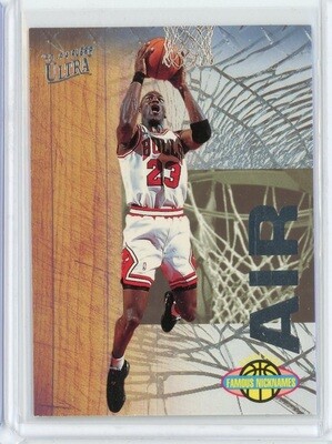 1993-94 Fleer Ultra Basketball Michael Jordan Famous Nicknames Card #7 of 15