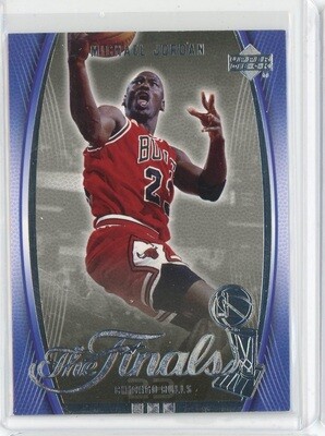 2007-08 Upper Deck Basketball Michael Jordan The Finals Card #F-MJ1