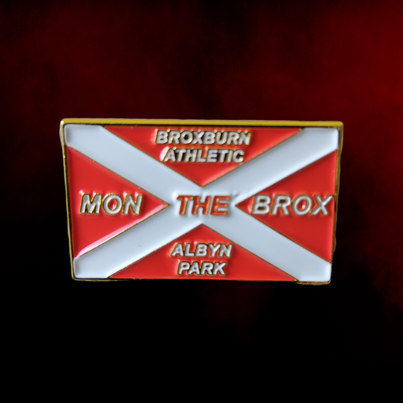 Broxburn saltire badge