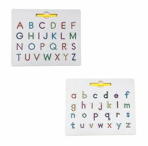 Magnetic Alphabet Board - Upper and Lower Case 2-in-1 Double Sided Design