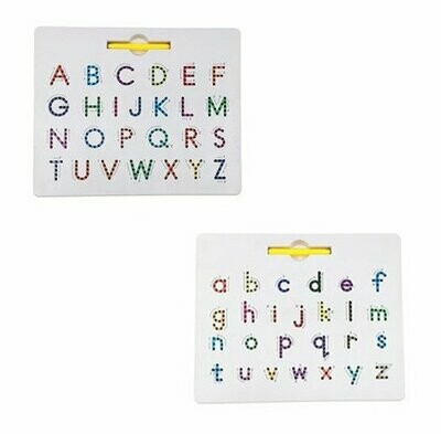 Magnetic Alphabet Board - Upper and Lower Case 2-in-1 Double Sided Design