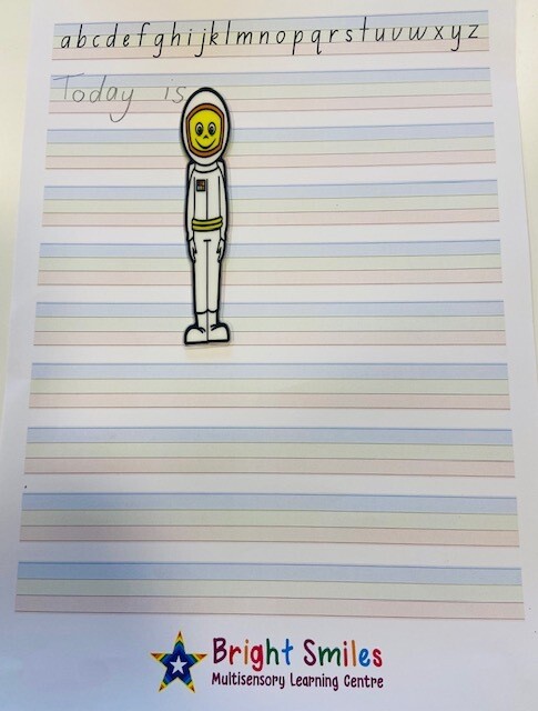 Space Person -writing tool