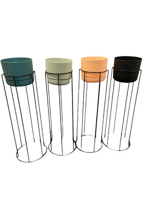 Plant Stand &amp; Self-Watering Pot
