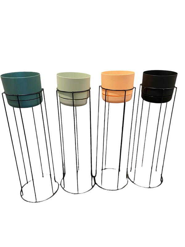 Plant Stand &amp; Self-Watering Pot