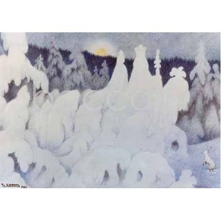 2012 Th. Kittelsen kunstkort  12x17 cm 5-pakk