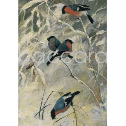 2009 kunstkort 12x17 cm 5-pakk