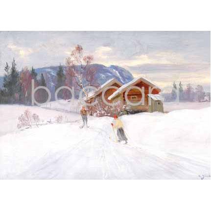 2030 kunstkort 12x17 cm 5-pakk