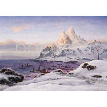 154 B�e kunstkort 12x17 cm 5-pakk