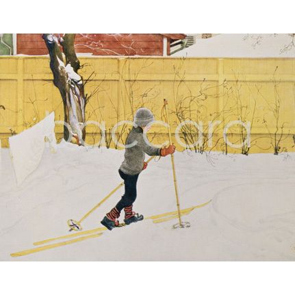 2043 kunstkort 12x17 cm 5-pakk