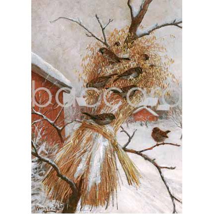 2032 kunstkort 12x17 cm 5-pakk