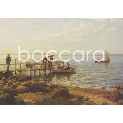 136 H F Gude kunstkort 12x17 cm 5-pakk