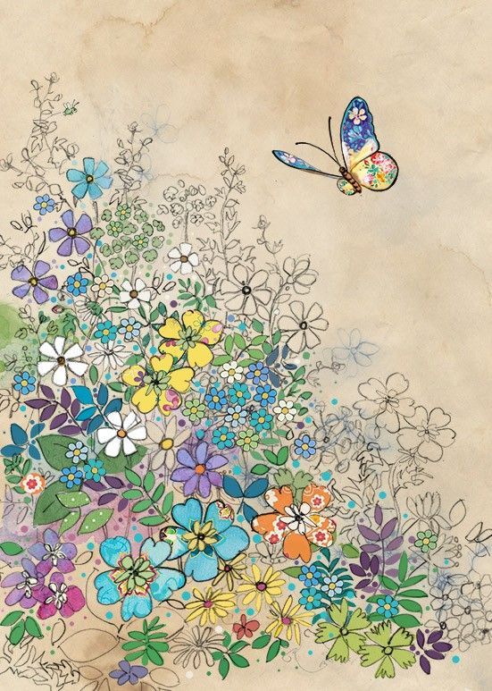 Bug Art Doble Kort 12x17