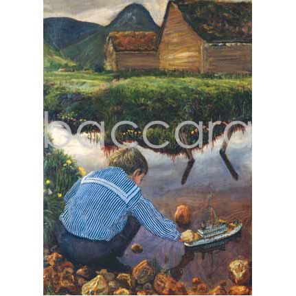 626 N Astrup kunstkort 12x17 cm 5-pakk