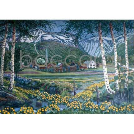 654 Nikolai Astrup kunstkort 12x17 cm 5-pakk