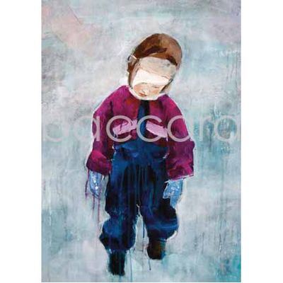 636 V Waddell kunstkort 12x17 cm 5-pakk