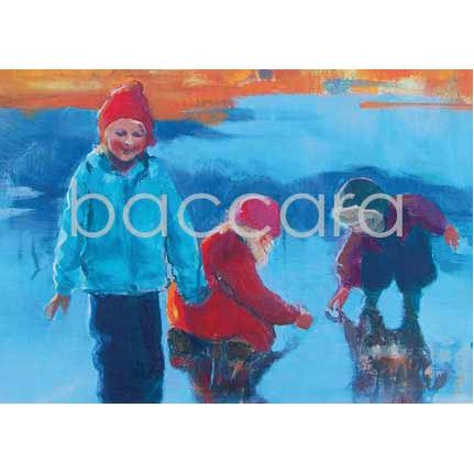 635 V Waddell kunstkort 12x17 cm 5-pakk