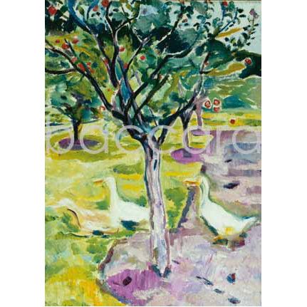 586 Edvard Munch kunstkort 12x17 cm 5-pakk